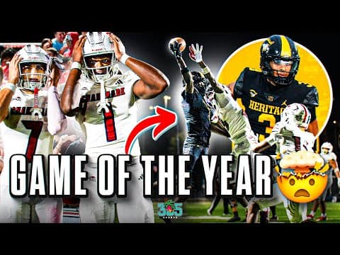 This ENDING was MUST WATCH! (30+ D1 recruits) — Heritage vs. Chaminade