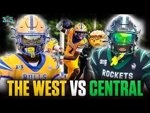 THE BIGGEST RIVALRY IN AMERICA! (The West vs. Miami Central)